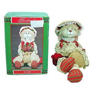 House Of Lloyd Christmas Around the World Flossie Christmas Rabbit Figurine 9"